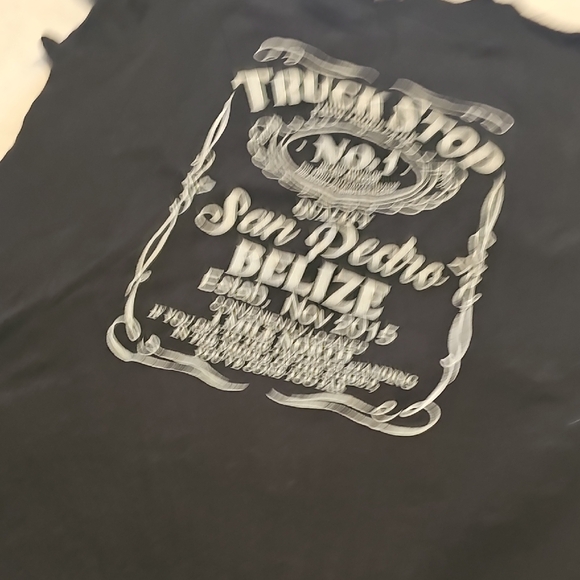 District Made San Pedro Belize  Black T-Shirt Womans Large - Picture 6 of 11